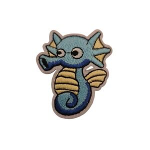 Pokemon Horsea  Iron/Sew ON Patch‎ Cloth Patch Sew Applique 1.5 x1.5